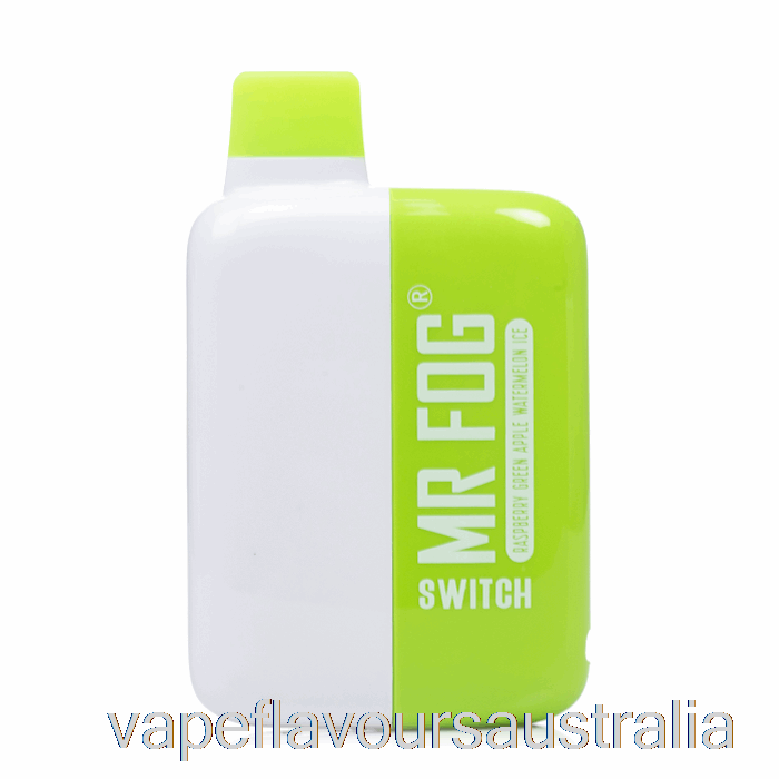 Vape Australia Mr. Fog Switch 5500 Disposable Green Apple Raspberry Watermelon Ice